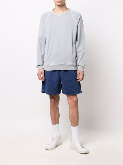 Shop Ten C Cotton Sweater In Grey