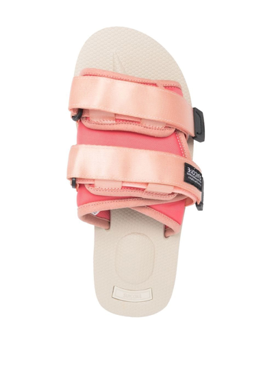 Shop Suicoke Platform Sandals In Pink