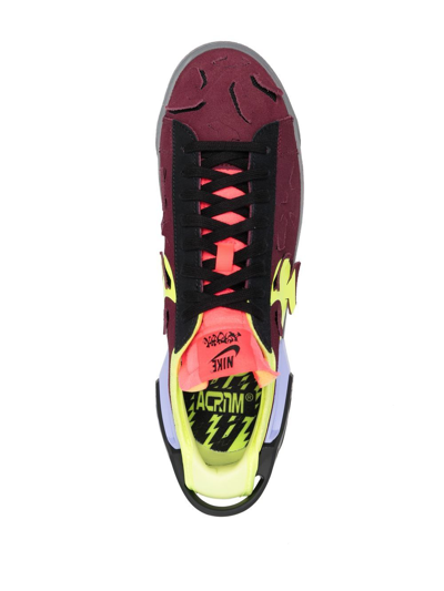 Shop Nike Blazer Low X Acronym Sneakers In Red