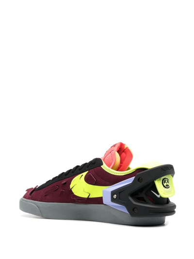 Shop Nike Blazer Low X Acronym Sneakers In Red