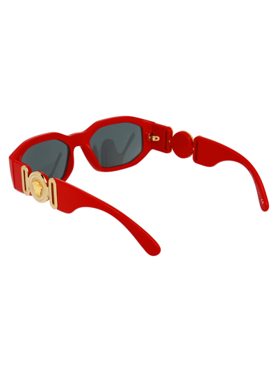 Shop Versace Sunglasses In 533087 Red