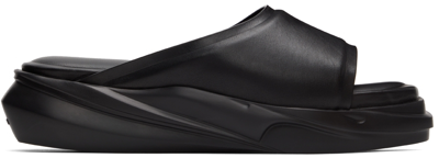 Alyx Leather Mono Slides In Black