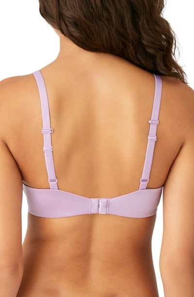 Future Foundations Wire-free Plunge T-shirt Bra In Lavender Herb