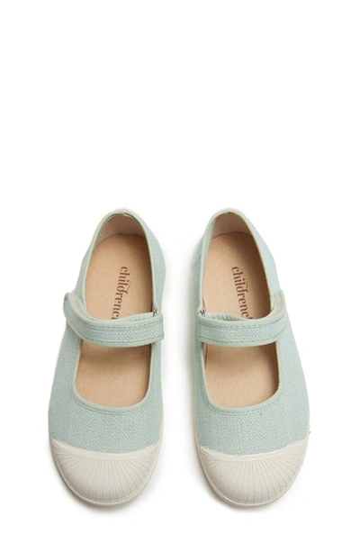 Shop Childrenchic Mary Jane Canvas Sneaker In Mint