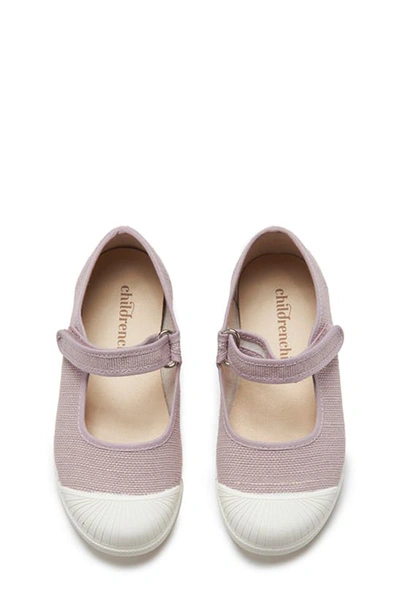 Shop Childrenchic Mary Jane Canvas Sneaker In Lila