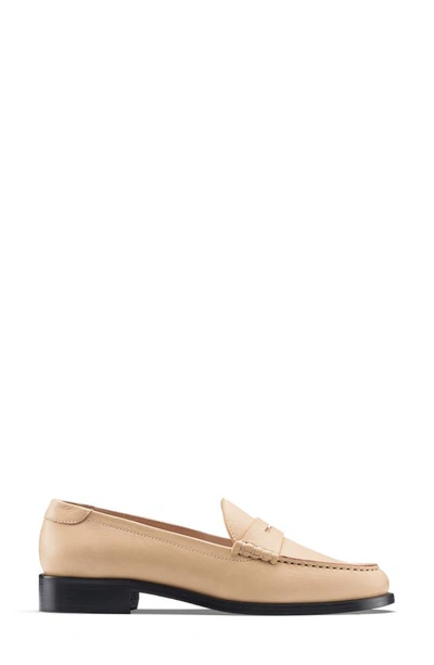Shop Koio Brera Leather Penny Loafer In Biscotto