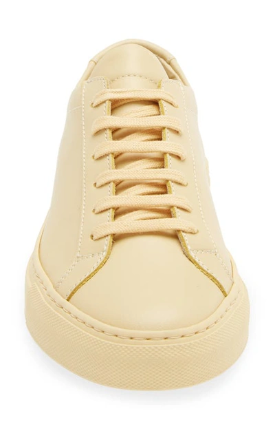 Shop Common Projects Original Achilles Sneaker In 3074 Yellow