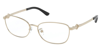 Shop Tory Burch Demo Rectangular Ladies Eyeglasses Ty1064 3278 50 In Gold