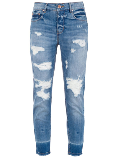 Shop Amapô Honduras Skinny Jeans In Blau