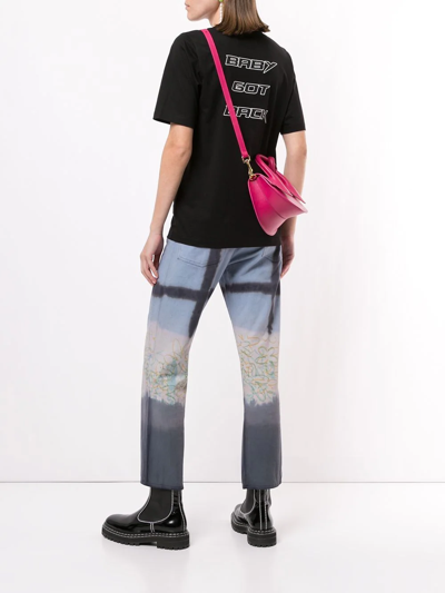 Kirin Logo-print T-shirt In 1002 Black Optical White