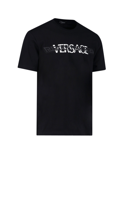 Shop Versace Logo T-shirt