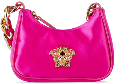 Shop Versace Kids Pink Medusa Bag In 1pe7v