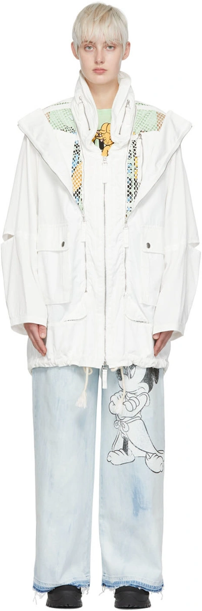 Stella Mccartney White Cotton Jacket In 9001 White