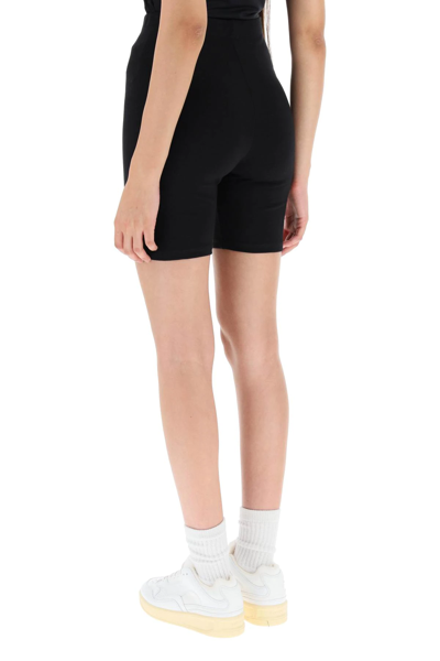 Shop Sporty And Rich Crown Biker Shorts In Black