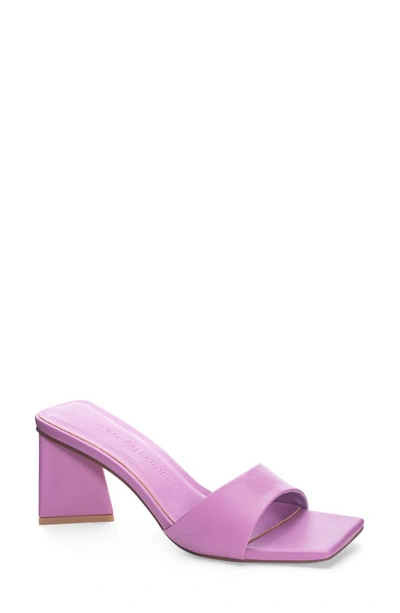Shop Chinese Laundry Yanda Slide Sandal In Purple