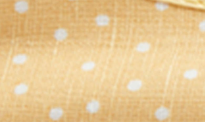 Childrenchic Polka Dot Canvas Sneaker In Yellow Dots