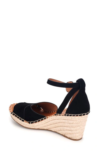 Shop Gentle Souls Signature Charli X Wedge Sandal In Black