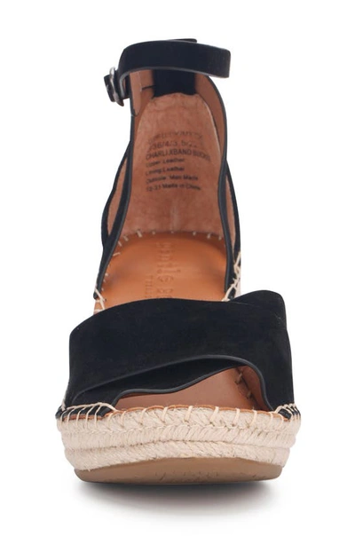 Gentle Souls Signature Charli X Wedge Sandal In Black