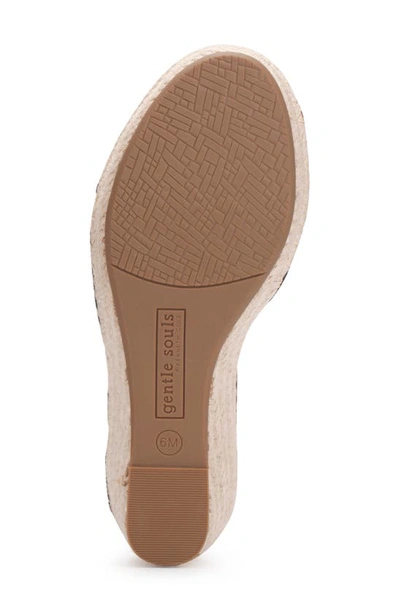 Gentle Souls Signature Charli X Wedge Sandal In Black