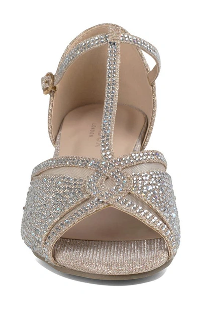 Shop Paradox London Pink Janelle Wedge Sandal In Champagne