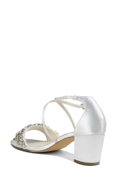 Shop Paradox London Pink Evangeline Block Heel Sandal In Ivory