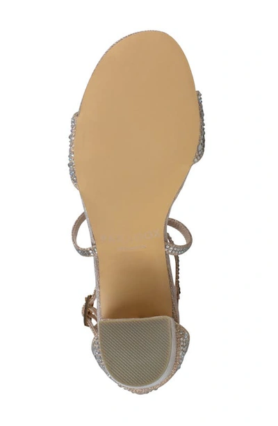 Paradox London Pink Ines Block Heel Sandal In Champagne