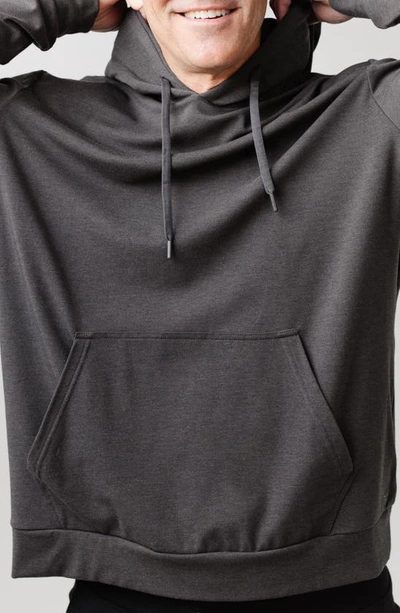 Shop Cozy Earth Ultrasoft Pullover Hoodie In Charcoal