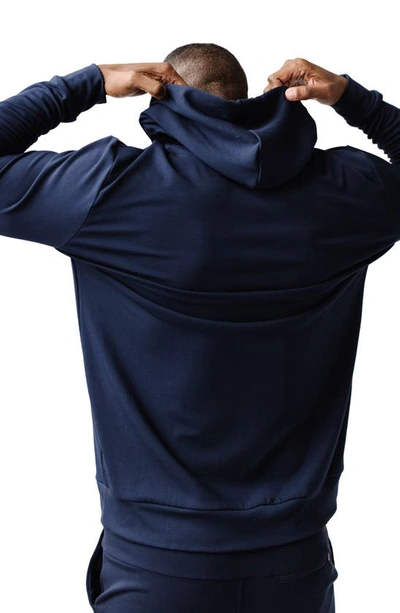 Shop Cozy Earth Ultrasoft Pullover Hoodie In Navy