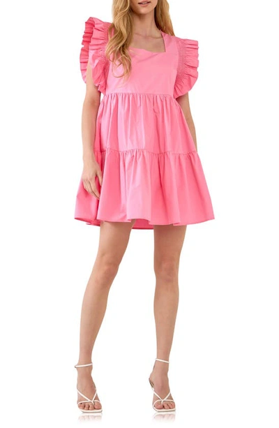 ENGLISH FACTORY ENGLISH FACTORY COTTON MINIDRESS 