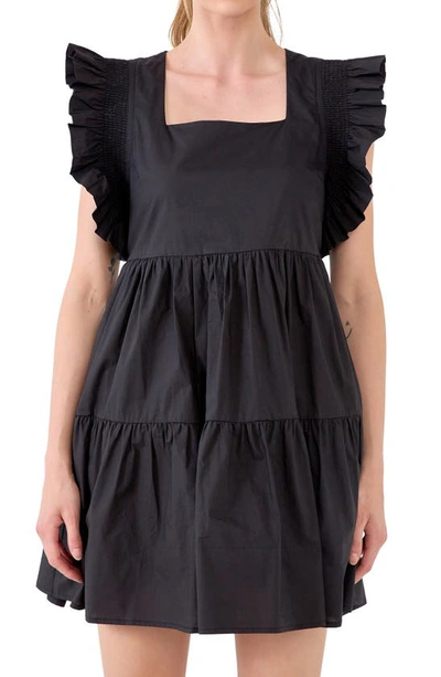 ENGLISH FACTORY ENGLISH FACTORY COTTON MINIDRESS 