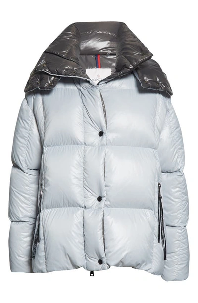 Shop Moncler Parana Quilted Down Jacket In Grey