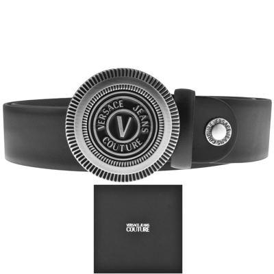 Shop Versace Jeans Couture Logo Belt Black