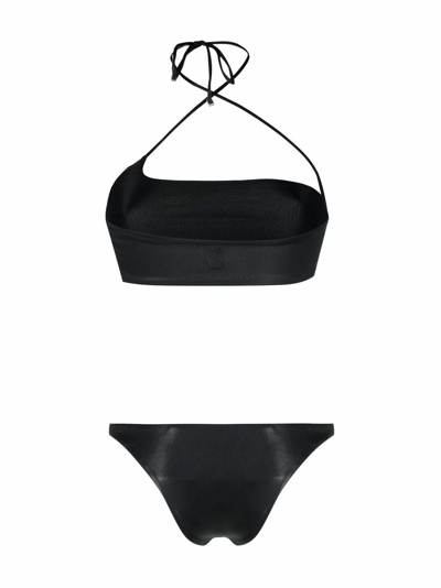 Shop Attico The  Women's Black Polyester Bikini