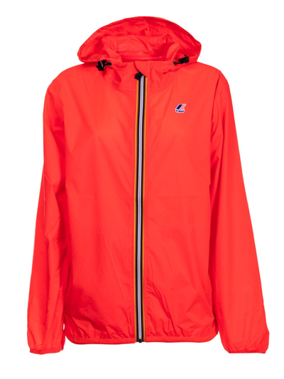 Shop K-way Women's Red Polyester Outerwear Jacket