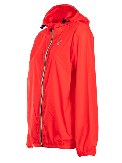 Shop K-way Women's Red Polyester Outerwear Jacket