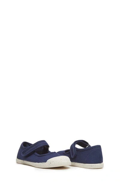 Shop Childrenchic Canvas Mary Jane Sneaker In Navy