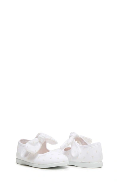 Childrenchic Swiss Dot Mary Jane Canvas Sneaker In White