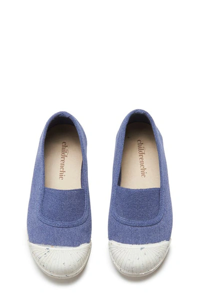 Shop Childrenchic Canvas Sneaker In Denim Blue