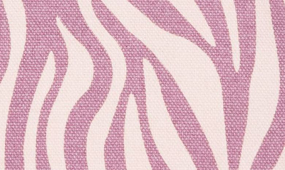 Shop Dagne Dover Skye Organic Cotton Essentials Pouch In Zebra Print
