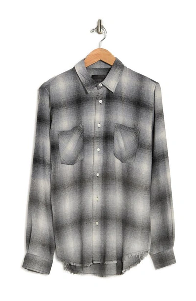 Shop Six Week Residency Plaid Flannel Button-up Shirt In Sun Bleached Wanderer