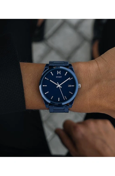 Shop Mvmt Watches Element Ceramic Bracelet Watch, 43mm In Blue