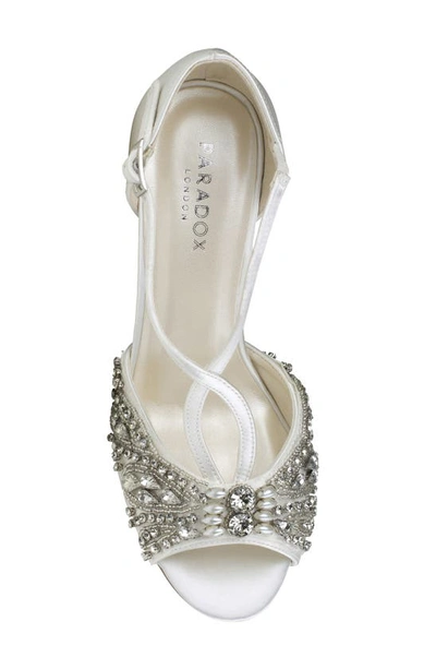 Paradox London Pink Elin Strappy Sandal In Ivory