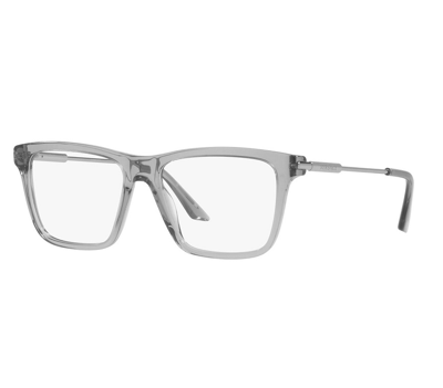 Shop Versace Clear Demo Rectangular Mens Eyeglasses Ve3308 593 53 In Grey