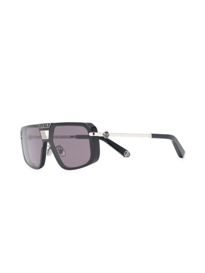Philipp Plein Eyewear Square-frame Sunglasses In Black