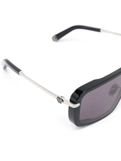 Shop Philipp Plein Eyewear Square-frame Sunglasses In Black