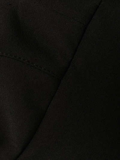 Shop Philipp Plein Cut Midi Dress In Black