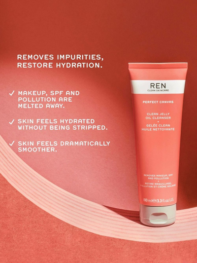 Shop Ren Clean Skincare Perfect Canvas Clean Jelly Oil Cleanser