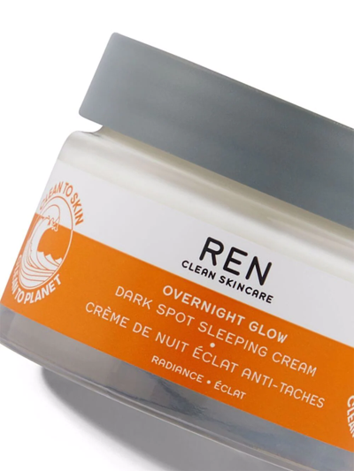 Shop Ren Clean Skincare Overnight Glow Dark Spot Sleeping Cream