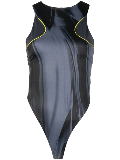 Shop A Better Mistake Sleeveless Performance Tank Top In Grey