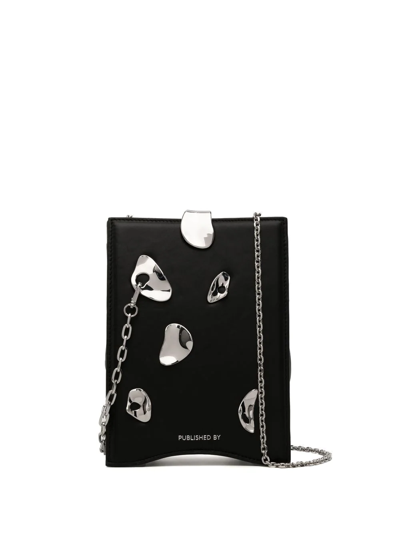 Shop Published By Chaink-link Shoulder Bag In Black